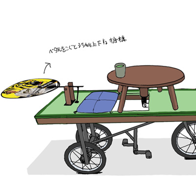 shin-sei ＆ ONIGIRI/「扇風力推進自転車」
